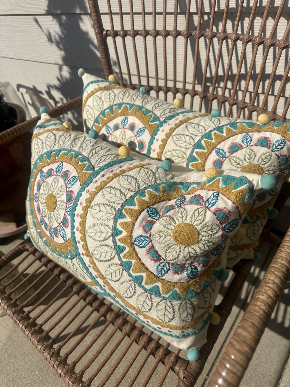 Homegoods Bohemian Style Lumbar Pillow Set (2)